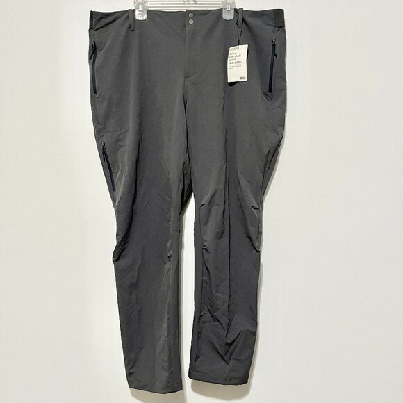 REI Co-op Womens Activator 3.0 Pants 3XL Gray Softshell Outdoor Hiking Gorpcore - Picture 1 of 8